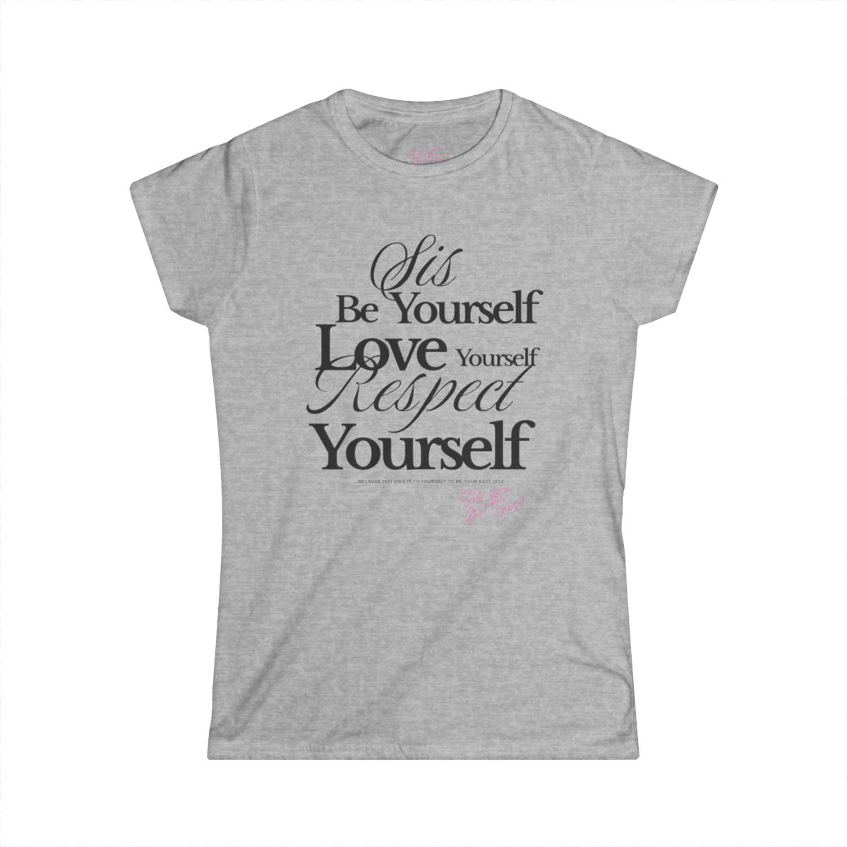 Be yourself shirt preview in heather gray