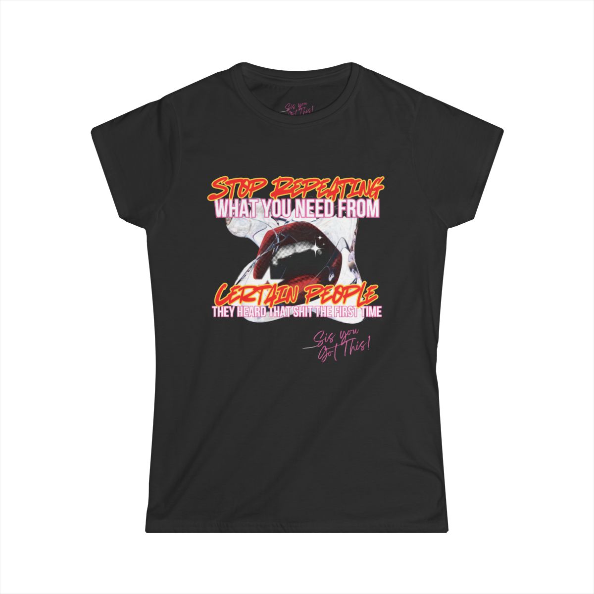 Stop repeating shirt preview in black